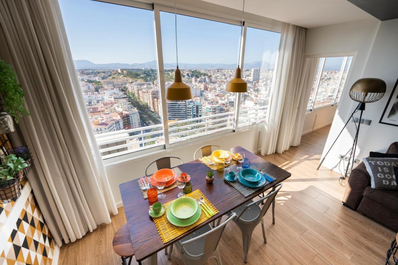 Apartamento Charming Downtown Skyscrapper Alicante Exterior foto